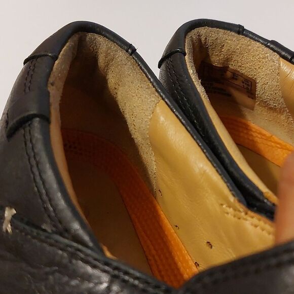 Clark's Unstructured Un.Loop Black Genuine Leather Slip On Shoes Women's Size 5 - Picture 10 of 12